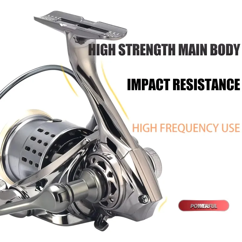 Pesca de lagarto carpa de agua dulce trucha lubina carrete de pesca carrete poco profundo para alimentador pesca carrete giratorio señuelo carrete de pesca - imagen 5