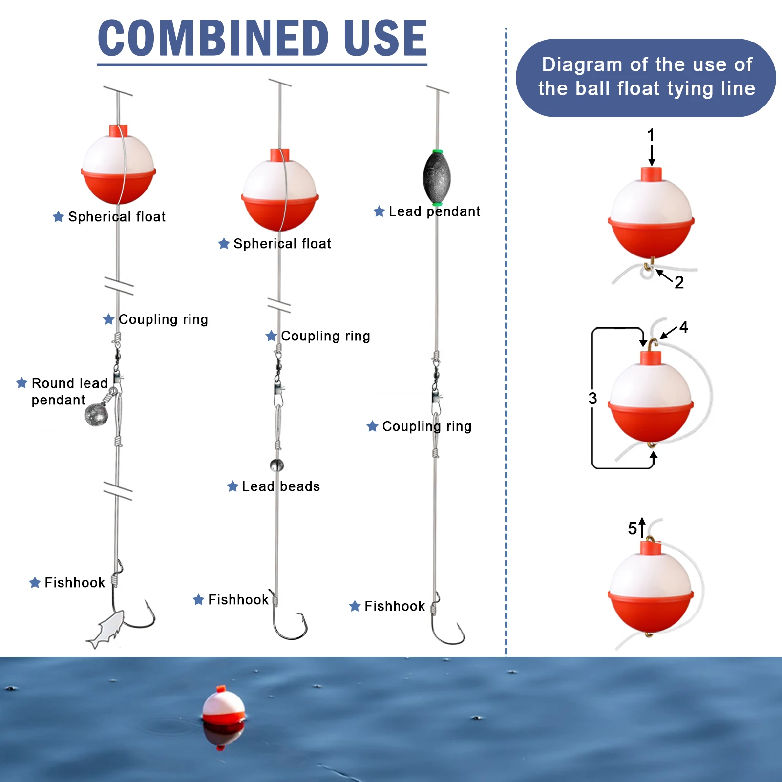 FREE FISHER Kit de pesca marítima: anzuelos, emergillones y plomos - imagen 5