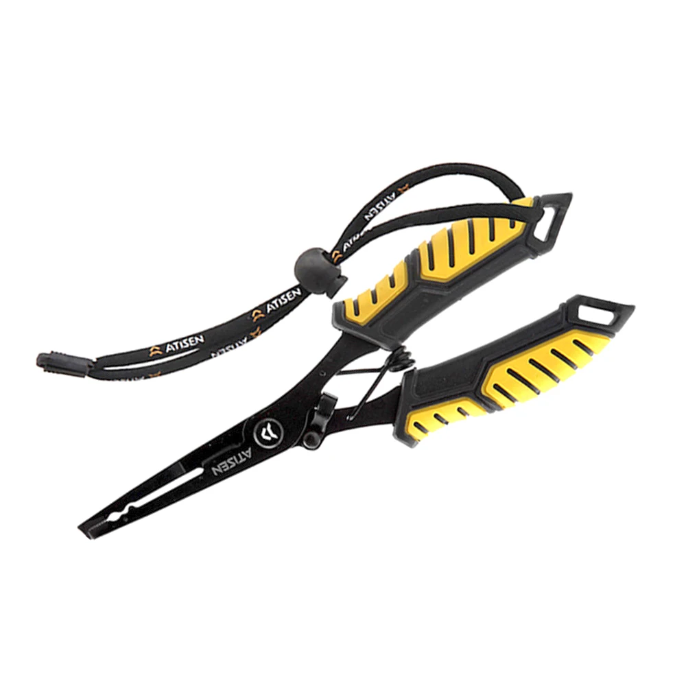 Alta resistencia ​ ​   Alicates de pesca ​ ​ ​ ​ Mango antideslizante ​ ​ ​ ​ Resistente a la corrosión ​ ​ ​ ​ Multiherramienta de pesca ​ ​ ​ ​ Cortador de líneas ​