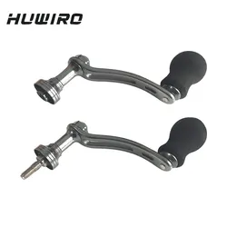 Mango de repuesto para carrete de pesca, mango de potencia de Metal fuerte, perilla EVA para carretes giratorios DAIWA/SHIMANO, repuestos de carrete de pesca