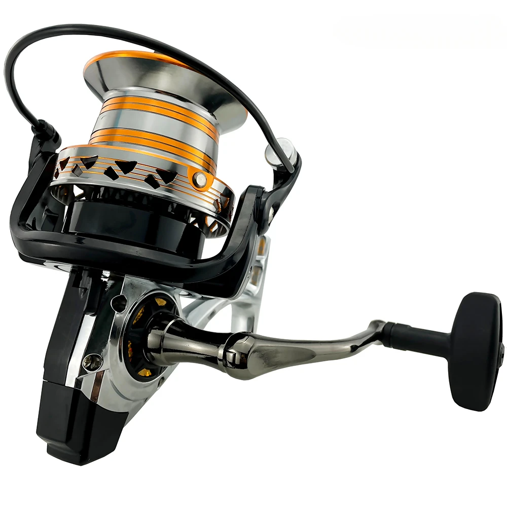 Carretes de pesca grandes serie 9000/10000/12000, carrete de Metal giratorio, Accesorios de arrastre máximo de 30kg - imagen 2