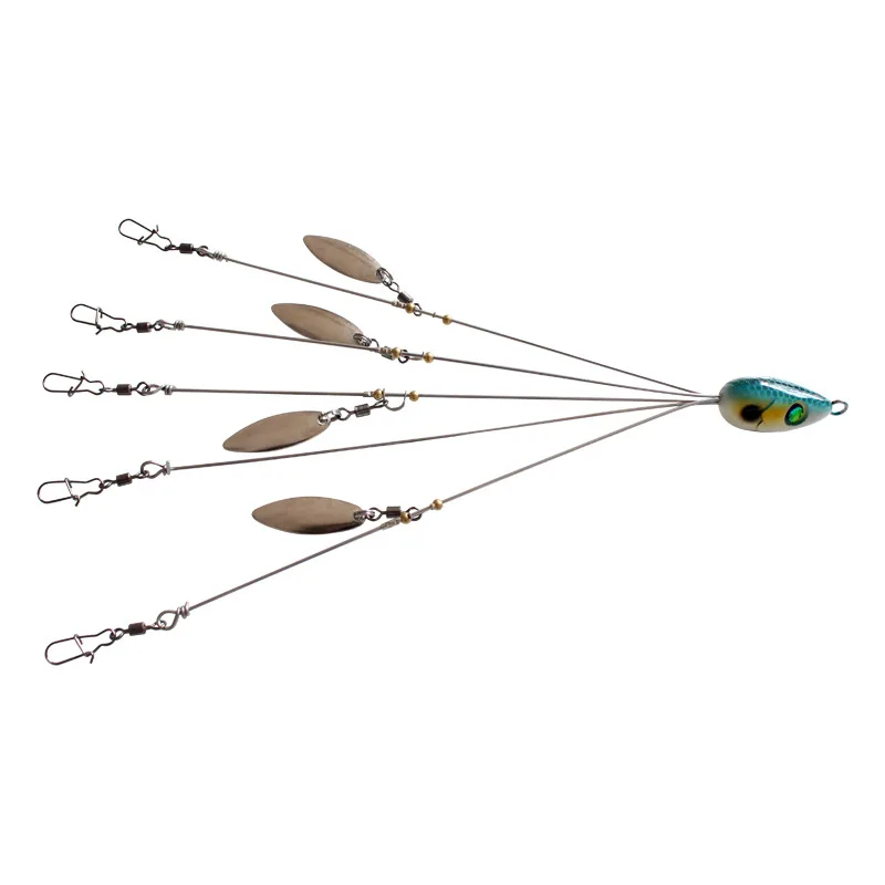 Umbrella Rig Alabama de 18g con 5 brazos para lubina y black bass - imagen 5