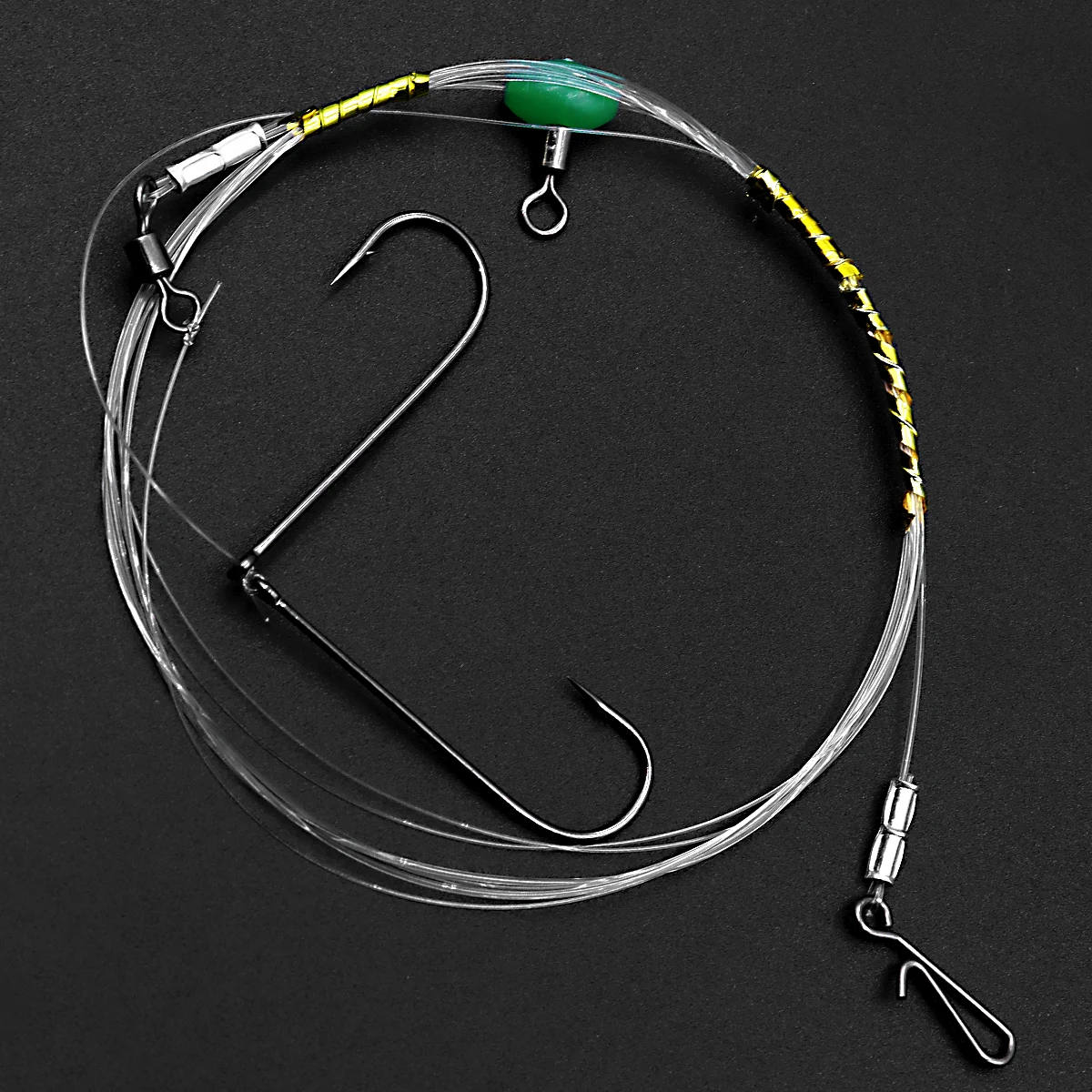 ZYZ-aparejos de polea para pesca en el mar, anzuelos dobles, aparejos de pesca preatados para lanzamiento de playa, pesca en orilla, langosta, lubina, 1 ud. - imagen 4