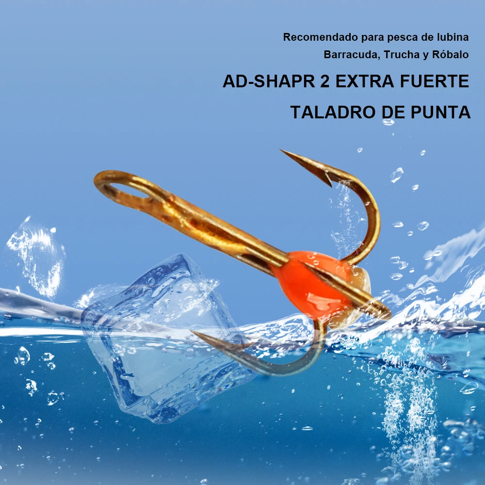 FTK-señuelo equilibrador de Pesca en hielo colorido para invierno, anzuelo de púas a la moda, cebo Artificial duro, aparejos de Pesca, 1 ud. - imagen 5