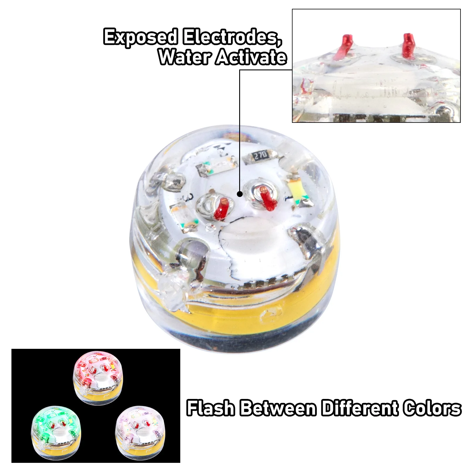 Atractor Luz LED Intermitente – Para Lubina, Halibut y Walleye - imagen 2
