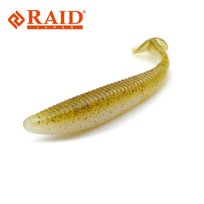 RAID Japón importó cola FULLSWING T, alta gravedad específica 3,5 pulgadas hilo de cuerpo gordo perca cebo suave - imagen 3