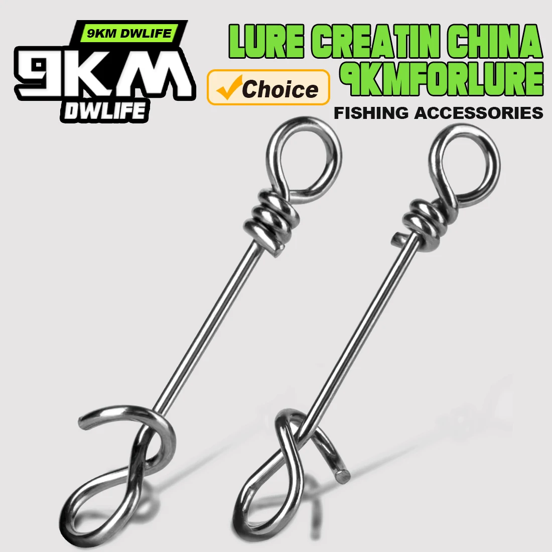 Snap Drop Rig acero inoxidable – conector de pesca