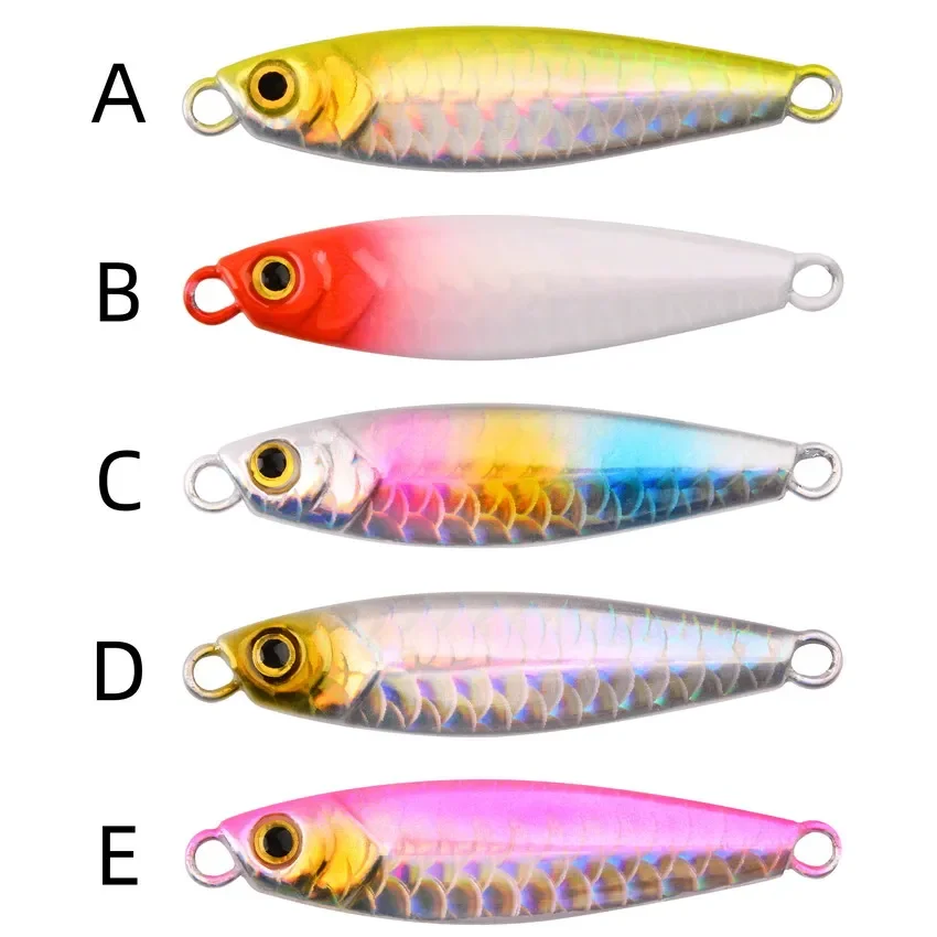 Metal Jig Lure Shore Jigging Sea Fishing Slow Jig Lifelike Metal Jigging Slow Jigging Spoon 3D Print Laser Artificial Bait - imagen 4