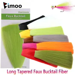 Bimoo1PC fibra sintética para cola de caballo mosca artificial mayfly