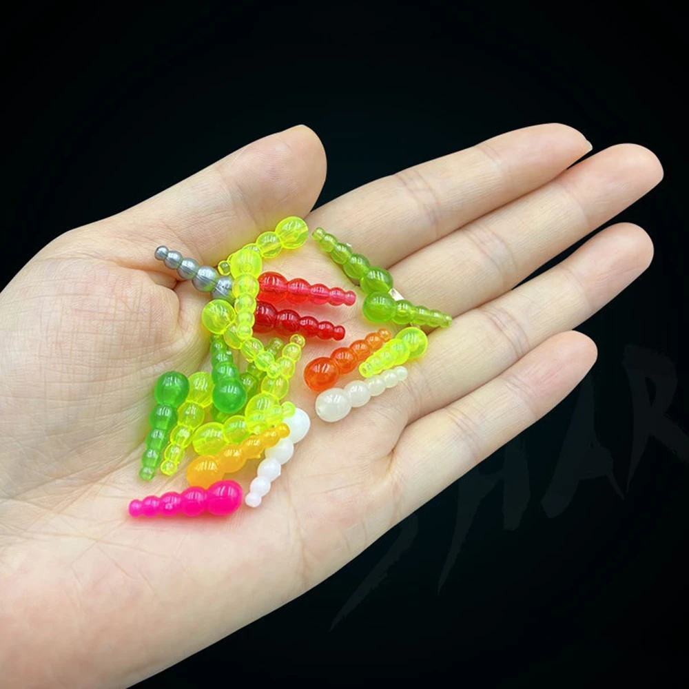 50 Uds. De cuentas de pesca de plástico, Spinner en línea, Spinnerbait, aparejo dorado, cuentas de pesca apiladas, señuelo para accesorios de aparejos de pesca de carpa - imagen 4