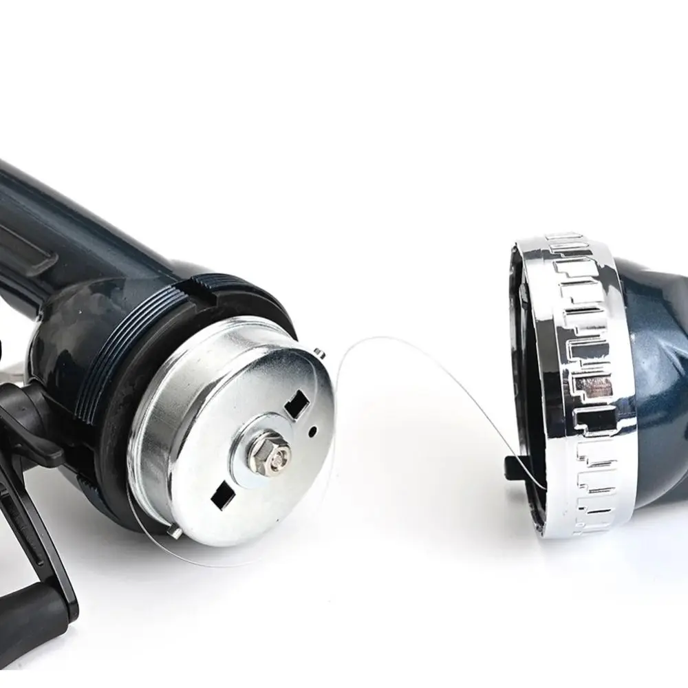 Caña de pescar plegable retráctil portátil, caña de pescar giratoria de fibra de carbono con brazos de carrete, caña de fundición duradera para exteriores - imagen 5