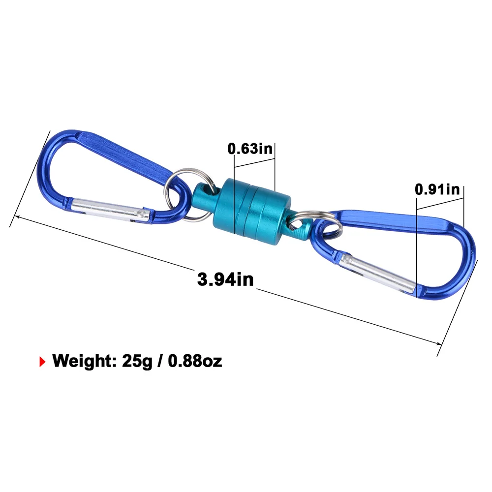 Goture-red de aterrizaje para pesca con mosca, con cuerda de cordón, hebilla magnética, fundición de hebilla de 8 formas para trucha, lubina, accesorios de pesca - imagen 5