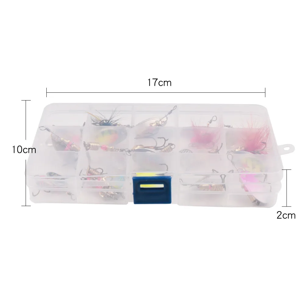 Juego de spinner de Metal para pesca, cuchara dura de 3g-7g, cebo Artificial, señuelo de pesca de Metal, spinner de lentejuelas para lubina y carpa - imagen 5