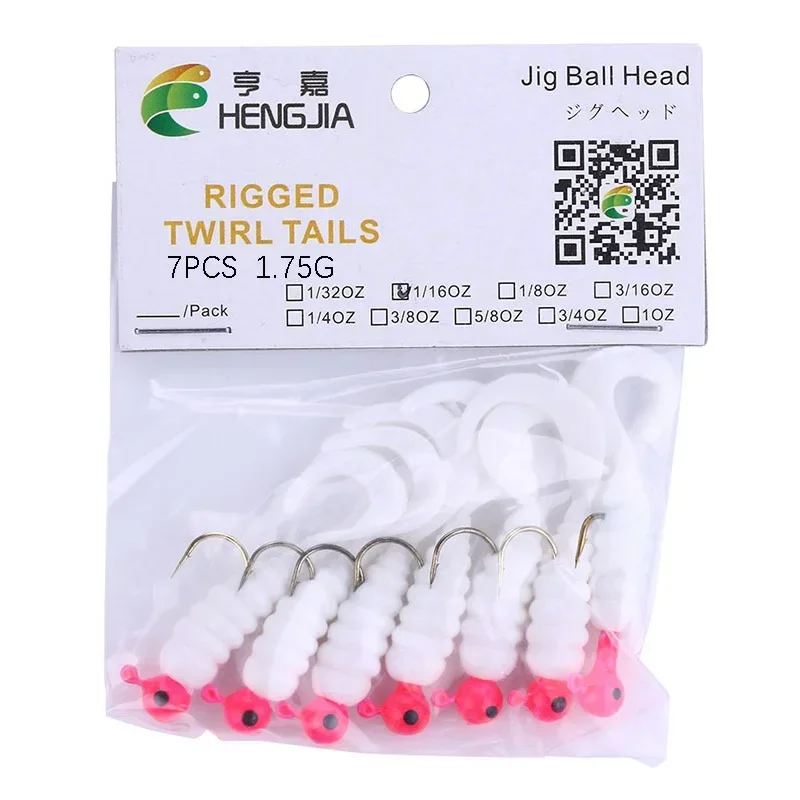 Ganchos de plomo para plantilla, señuelos blandos de 4,8 cm, 2,7g, gusanos, Wobblers, aparejos, cebo de silicona Artificial para lubina, carpa, cuchara, Swimbait, 7 Uds. - imagen 5