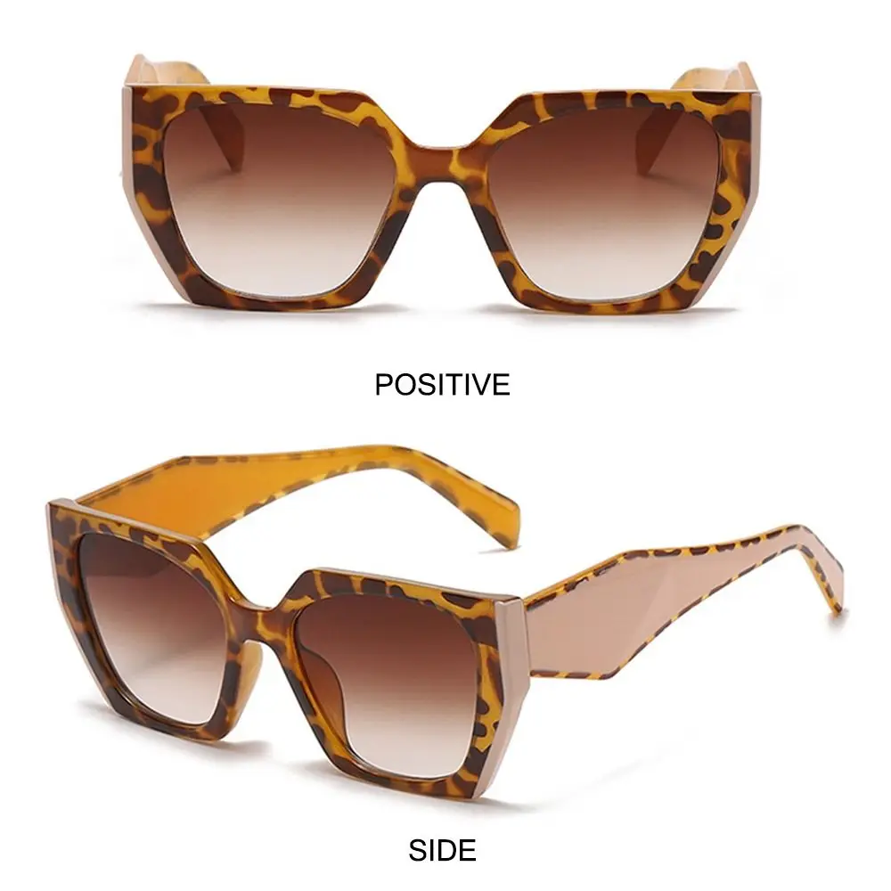 Oversized Cat Eye Sunglasses Vintage UV400 Protection Irregular Shades Retro Beach/Travel/Streetwear Eyewear for Women & Men - imagen 2