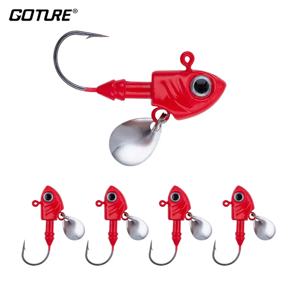 Goture Jig Head cabeza de pez para vinilos 3.5g-20g - imagen 3