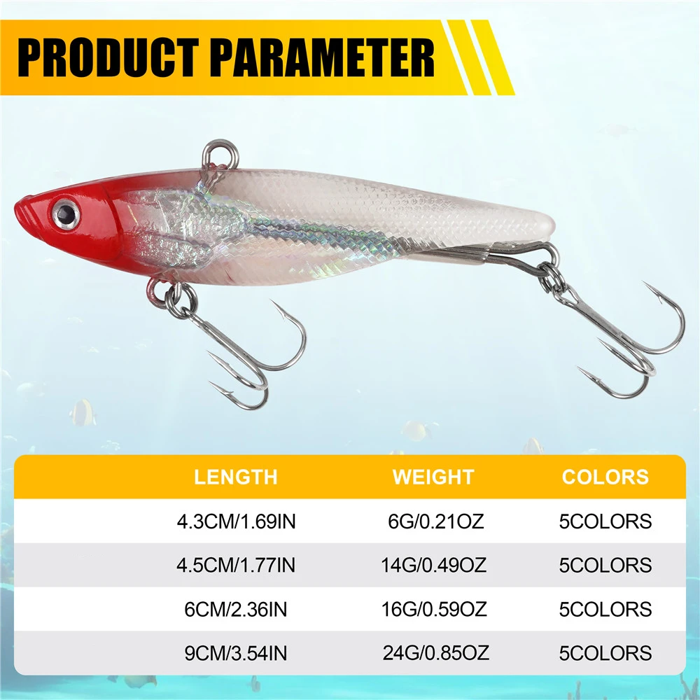 Señuelos de Pesca preapareados, 10 piezas, 6g, 14g, 16g, 21g, Swimbaits, trucha, lubina, gusano de pesca, jigging, Lucio, Walleye - imagen 2