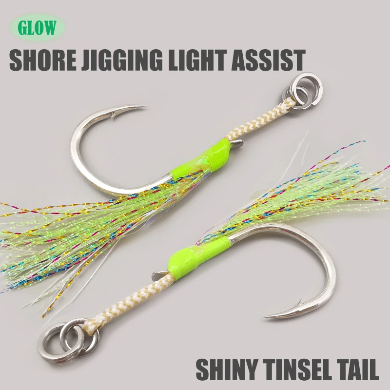 8-LT LUREHOLIC SHORE JIGGING LIGHT ASSIST SHORE HOMBRE DE PESCADO DE MAR ISEAMA HOOK - imagen 2