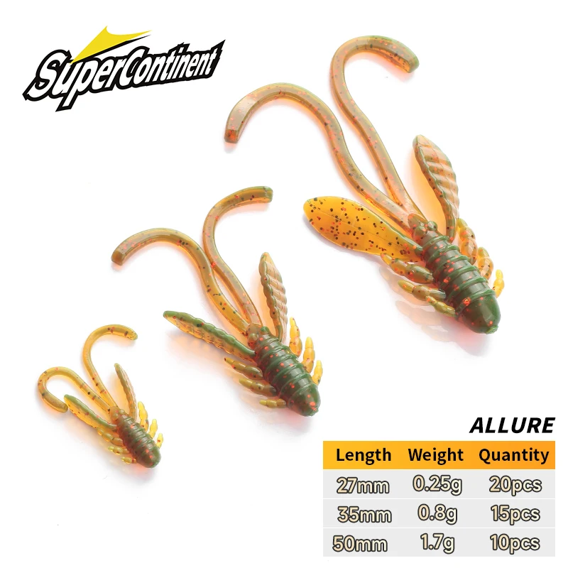 Señuelo Biónico Allure Camarón – Cebo suave para lubina y trucha - imagen 3