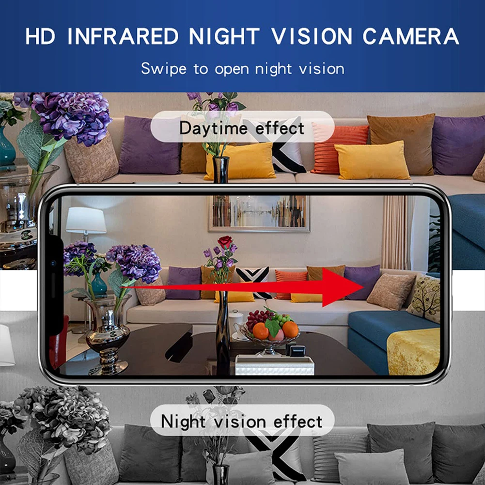 Minicámara inalámbrica A9, grabadora de voz HD, WiFi, videovigilancia con visión nocturna, vigilancia inteligente para caza en casa - imagen 5
