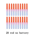 red no battery