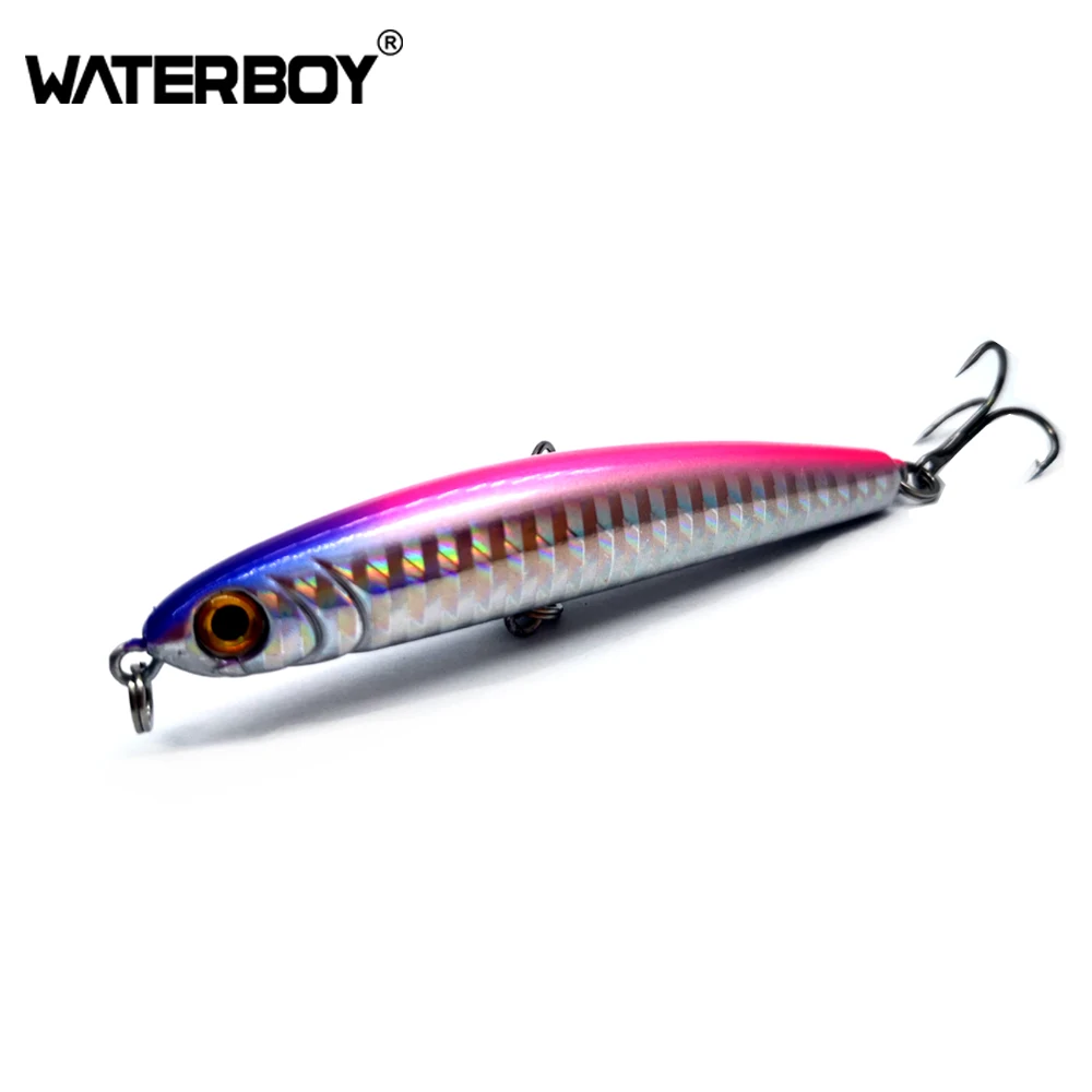 WATERBOY-señuelo de pesca Artificial, cebo de plástico duro, 8cm, 12g, 3,14 ", 0,42 oz - imagen 5