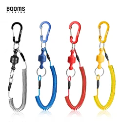 Booms Fishing MRC Clips magnéticos fuertes de liberación rápida soporte de red con cordón de bobina de pesca mosquetón de aluminio