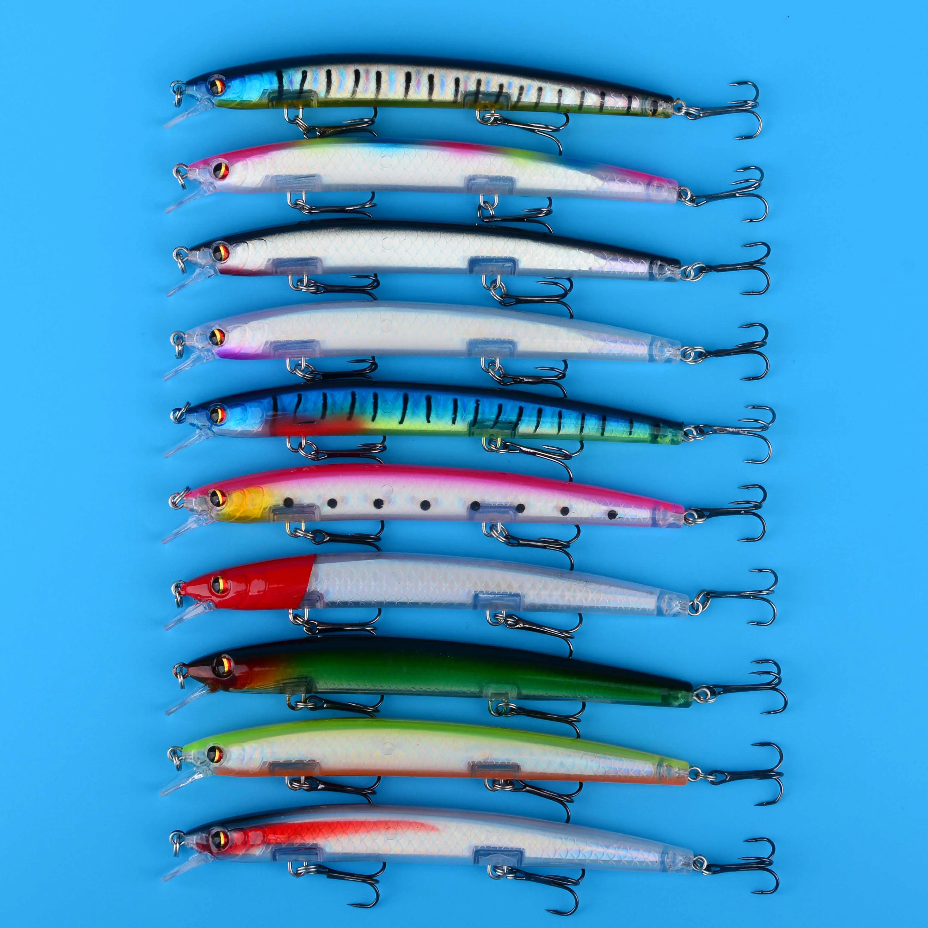 Señuelo Flotante Tipo Minnow Jerkbait Agua Salada - imagen 5