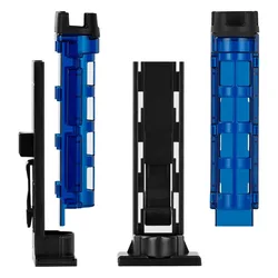 Soporte cubo de pesca vertical con tubo y soporte de caña