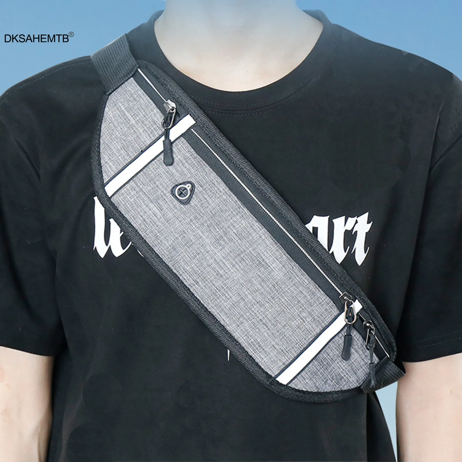 Riñonera de ciclismo para exteriores, mochila de almacenamiento impermeable para teléfono, riñonera deportiva multifuncional para correr, montar, acampar y senderismo - imagen 3