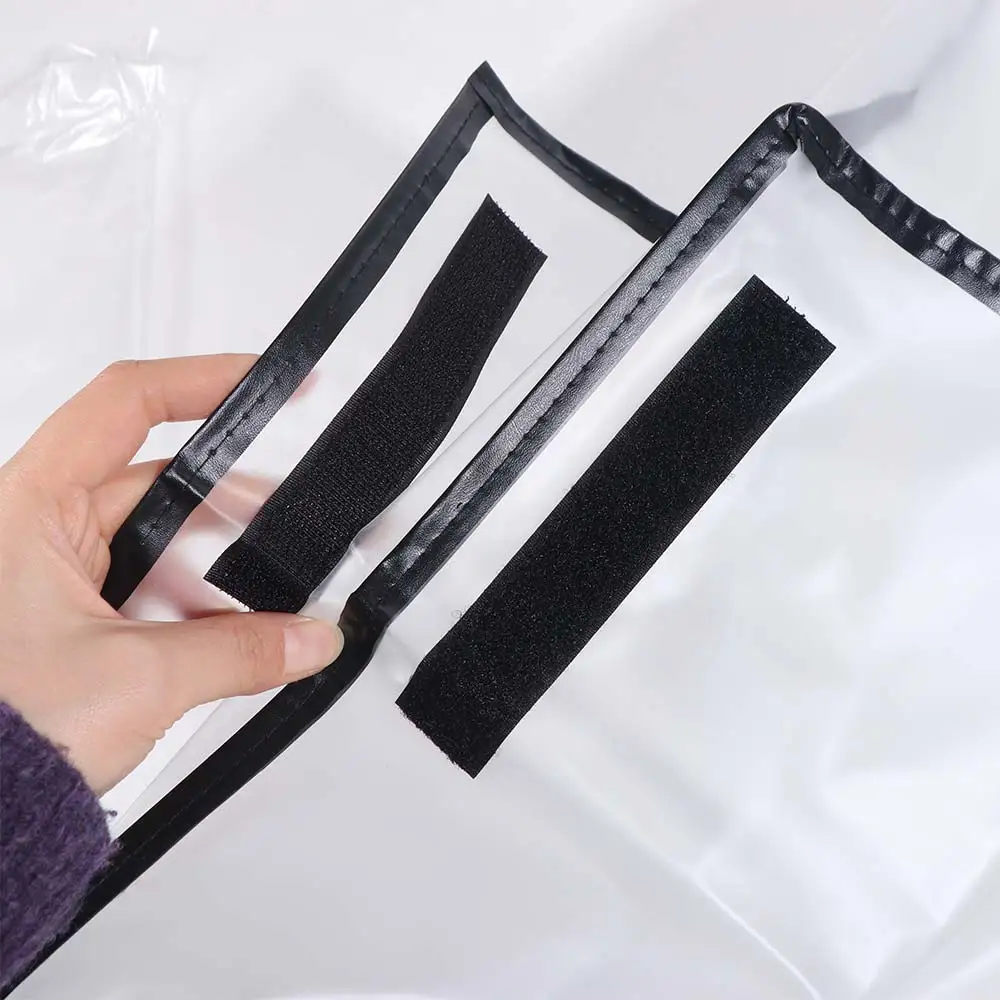 Con cremallera bolsa de Golf cubierta impermeable bolsa de Golf de gran capacidad capa de lluvia PVC transparente bolsas de Golf a prueba de polvo escudo suministros de cancha - imagen 3