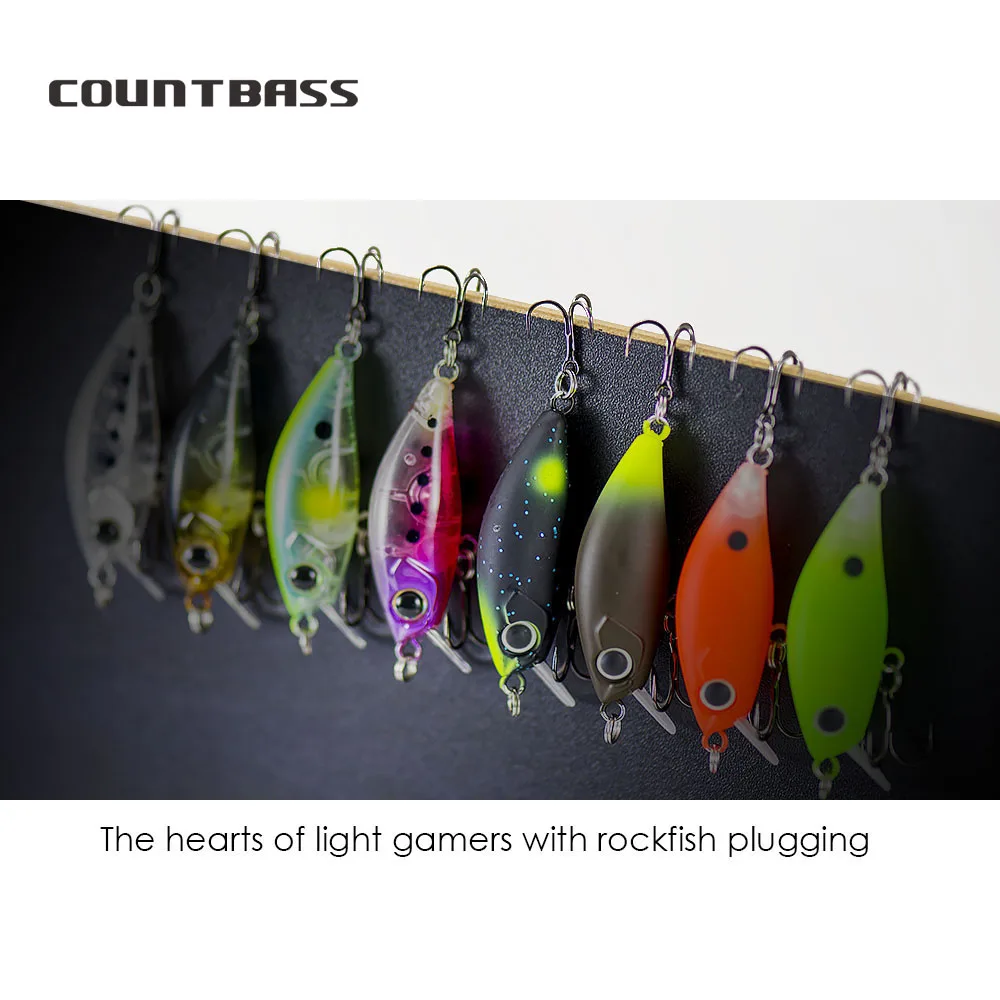 Señuelos de pesca de pececillo de hundimiento lento Clostbass, enchufe Wobblers, pececillo, señuelos de pesca de pescador, 43 mm, 4,8 g - imagen 4