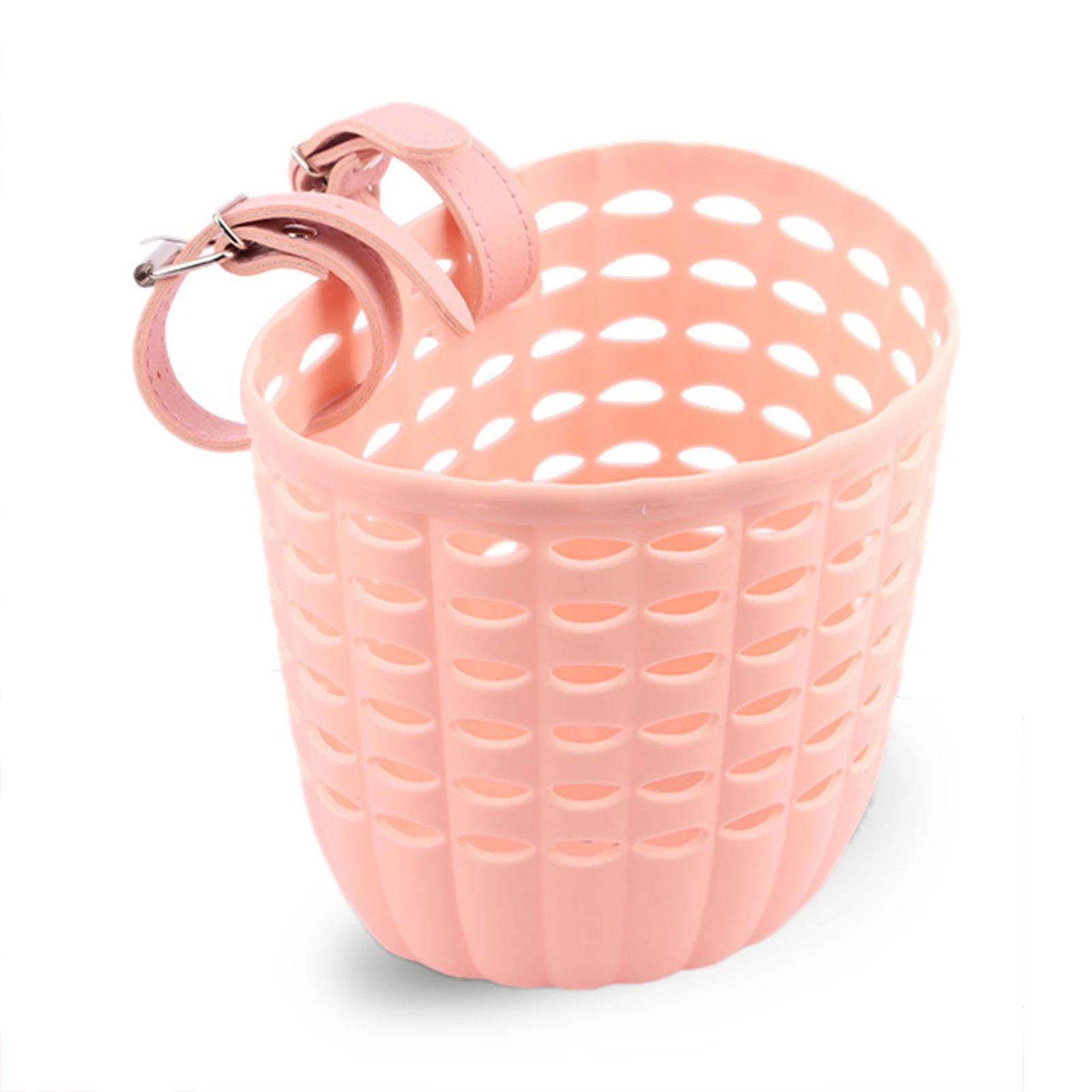 Cesta de bicicleta para niños, carrito de plástico portátil, cesta para casco, taza de agua, sombrero, bomba de aire, almacenamiento, cesta delantera Universal para bicicleta - imagen 5