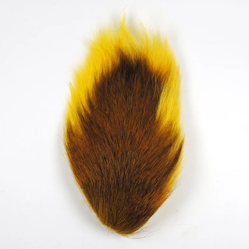 Wifreo, 1 pieza, Material de atado de moscas Bucktail, piel de pelo de ciervo para señuelo de plantilla, serpentina de pececillo, ninfa húmeda, trucha, lubina, Señuelos de pesca - imagen 5