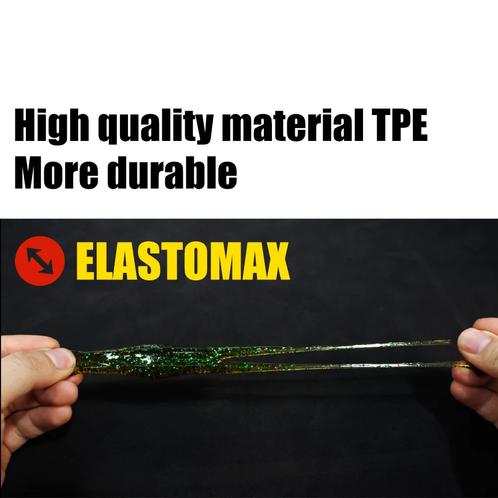 PEAK-señuelo flotante de rana Topwater, señuelo de pesca de trueno de silicona, cebo suave de doble hélice, Wobbler Artificial para pesca - imagen 4