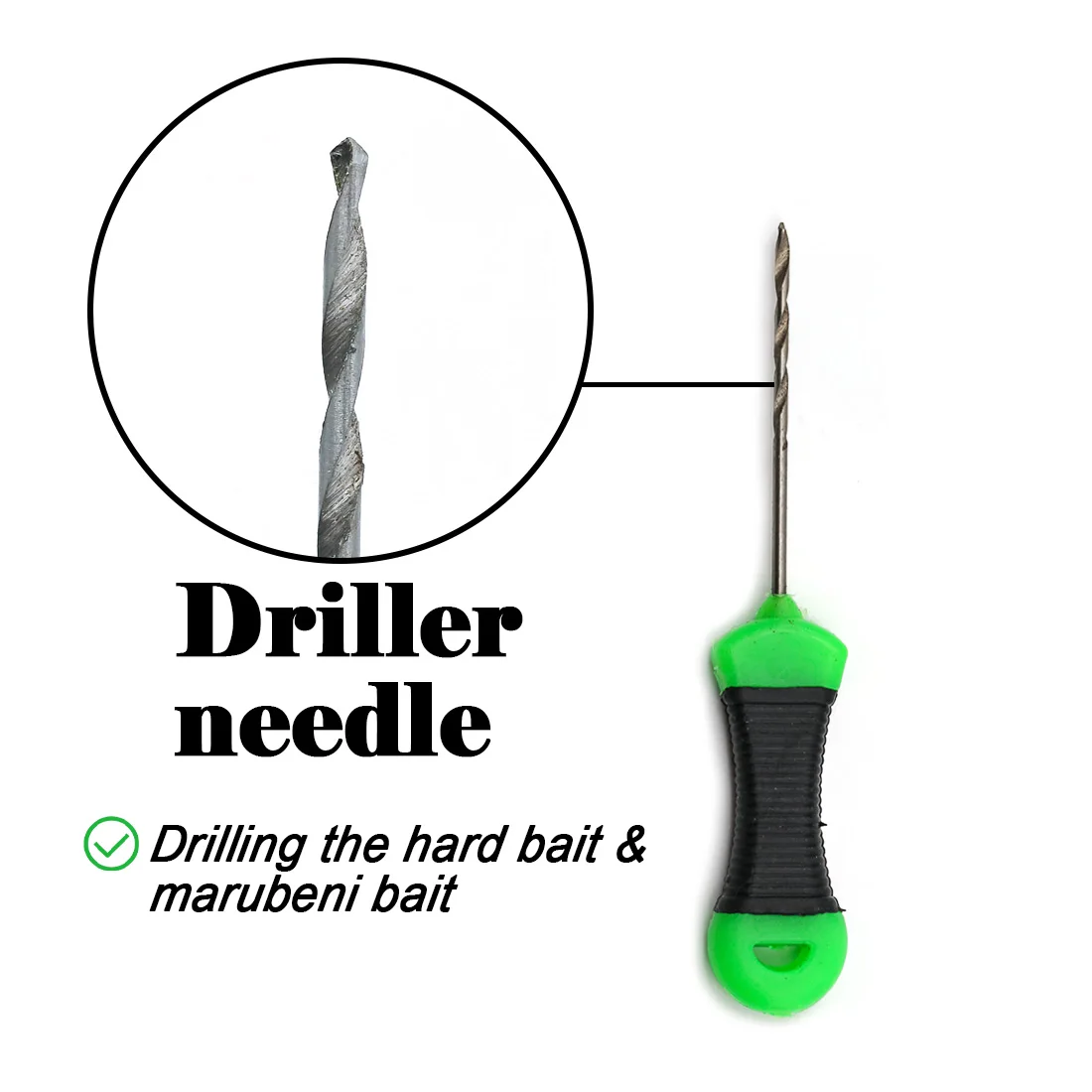 FishTrip-taladro de cebo, aguja de hilo, accesorios de pesca de carpa, juego de agujas Boilie, herramienta UHMWPE, accesorios de línea de Kevlar de acero inoxidable - imagen 5