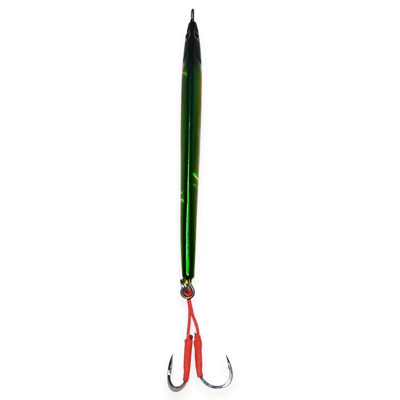 TAKEDO-Plantilla de lanzamiento para pesca de atún, aparejos de pesca, señuelos Jigging con anzuelo de plantilla, plantillas de plomo verticales para atún, 35G, TK6030 - imagen 5
