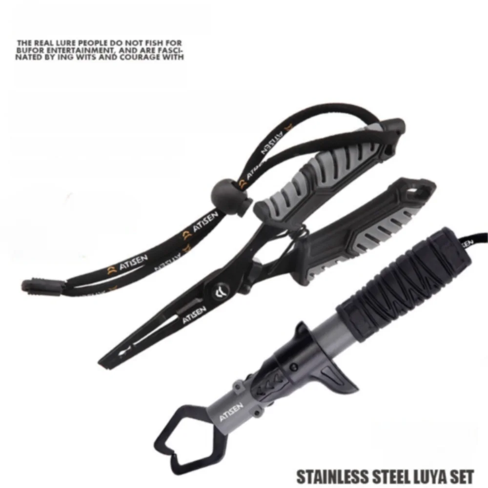 Alicates de pesca multifunción de acero inoxidable, anticorrosión del agua de mar, alicates de pesca de garganta preventiva, multifuncionales - imagen 2