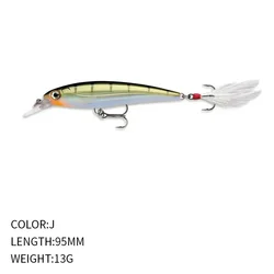 Laser Minnow Senuelo Flotante para Pesca de Superficie