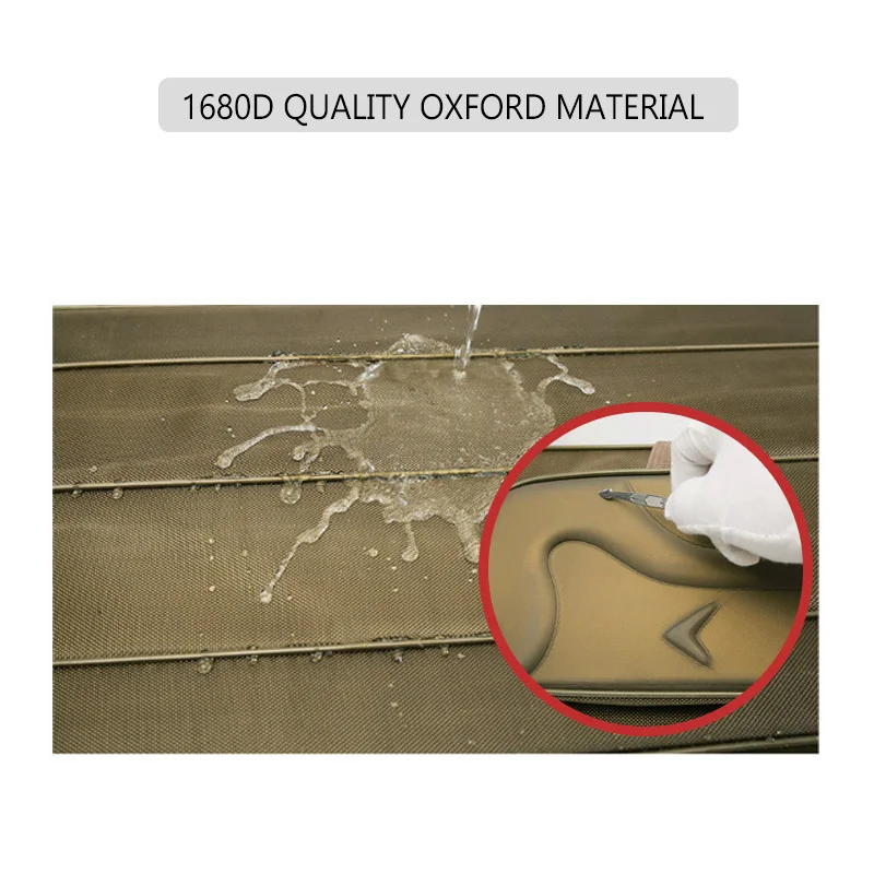 Bolsa de caña de pescar multifuncional, 2/3/4 capas, 80CM-130CM, bolsas para aparejos de pesca, 1680D Oxford, caja de almacenamiento de equipo de carrete de pesca XA139G - imagen 2