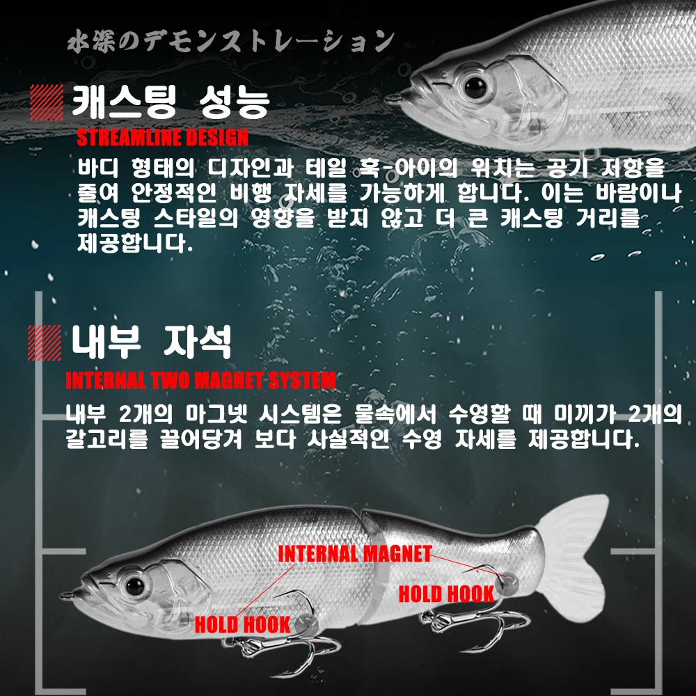 SwimBaits de hundimiento lento, Señuelos de Pesca de 30G, Vibration Whopper, cola suave o Lucio y lubina, cebos duros Isca accesorios artificiales - imagen 4