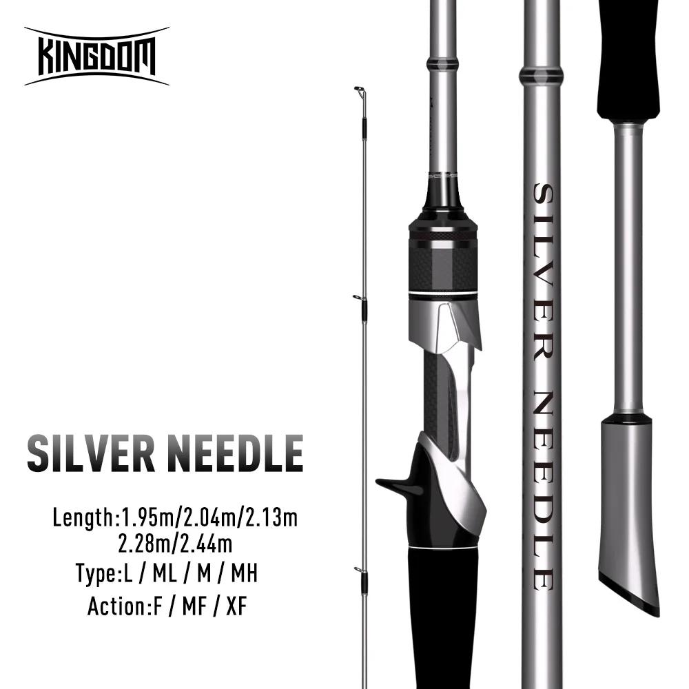 Caña Spinning Kingdom Carbono Ultraligera 2 Secciones