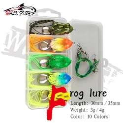Walk Fish Thunderfrog – Señuelo de rana ojos 3D para trucha