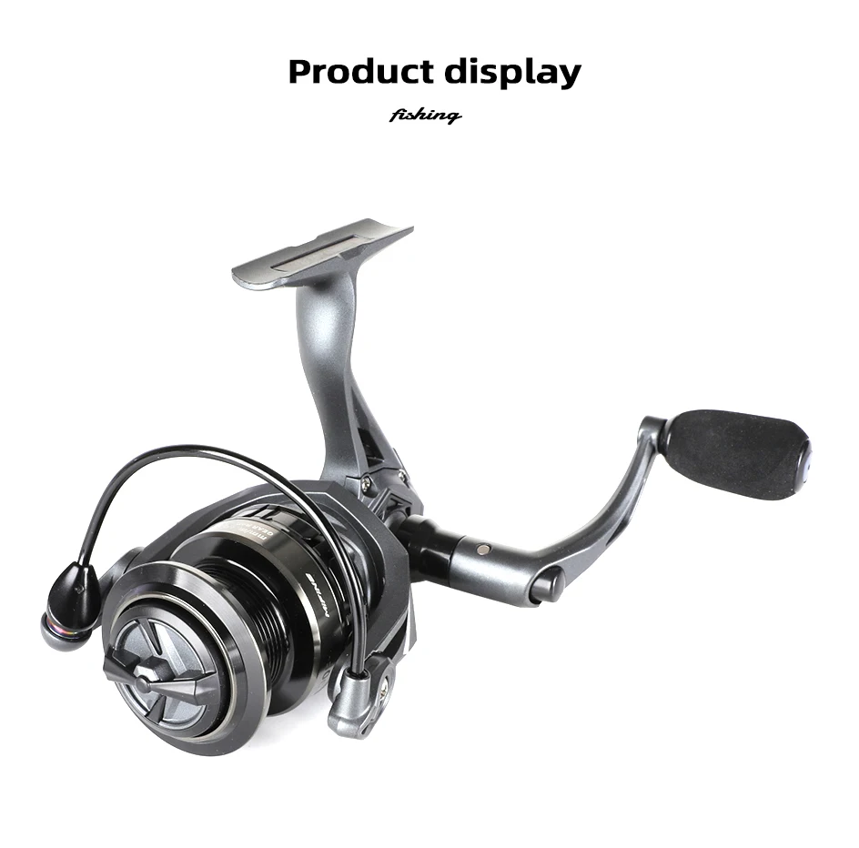 Experimente el mejor equipo de pesca con este carrete giratorio de alto rendimiento