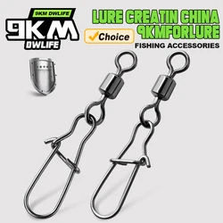 9KM Snap giratorios acero inoxidable Duo-lock - Aparejos agua salada