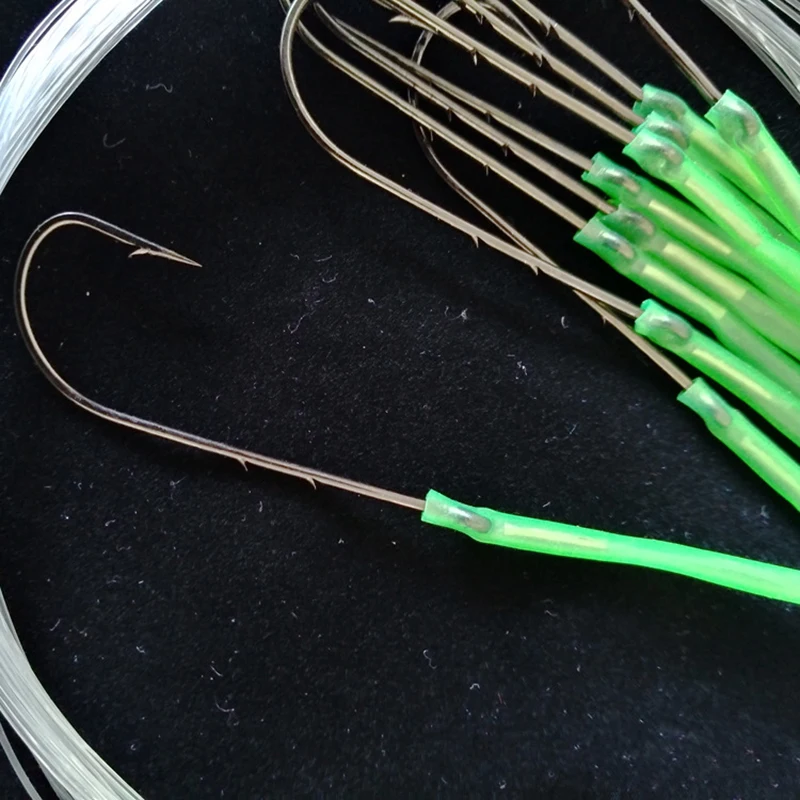 Equipo de pesca PD, pesca en el mar, púas dobles traseras, anzuelos de mango largo, anzuelos de alambre, anzuelos atados a mano, barco de pesca en el mar - imagen 3