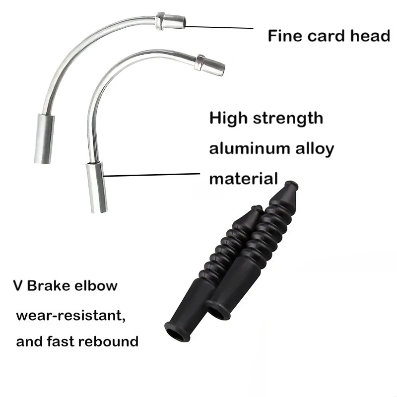 Guías de cable V-Brake con mangueras protectoras para bicicleta MTB - imagen 2