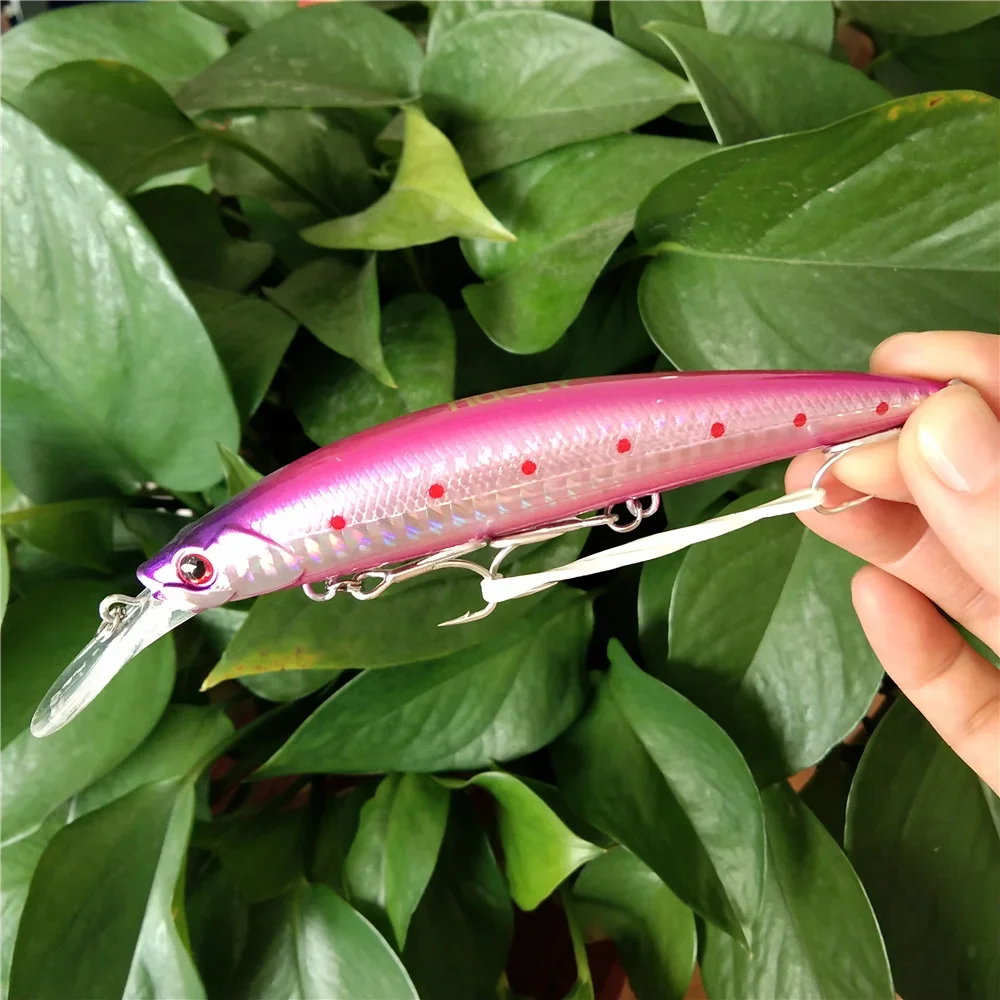 Señuelo de pesca oscilante, cebos artificiales, pececillo que se hunde, Isca, lubina, perca, Lucio, trucha, nuevo, 11cm, 36g - imagen 3