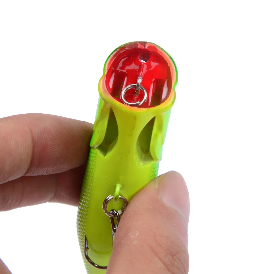 Cebo Artificial Popper de plástico duro, 1 piezas, ojos 3d, señuelo Crankbait, 6,5 cm/13g, Swimbait, gran oferta - imagen 2