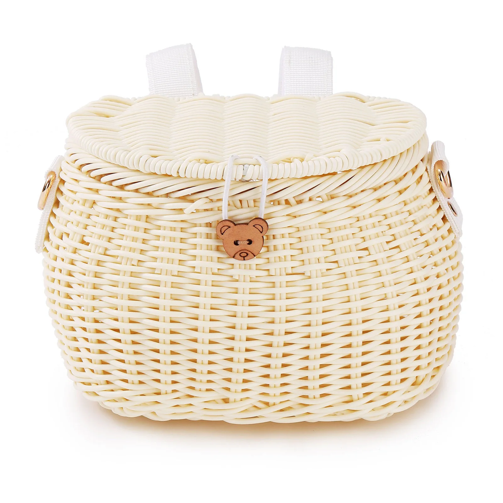 Cesta usada como mochila